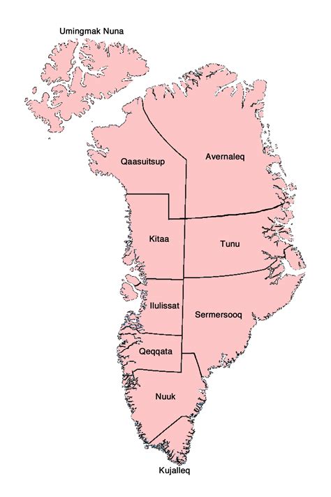 Greenland Elevation Map