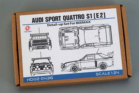 Audi Sport Quattro S1 E2 Detail Up Set For Beemax HLJ