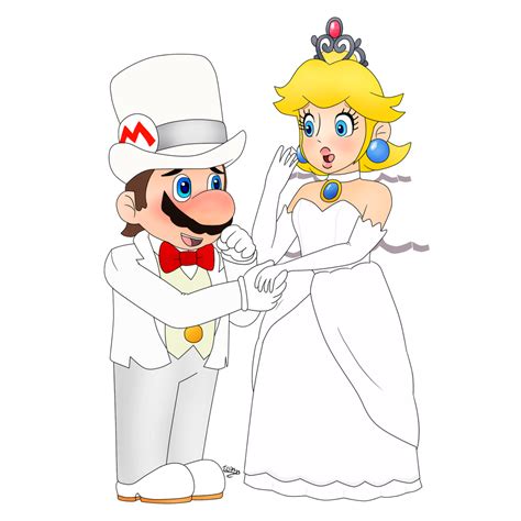 Mario And Peach Marriage Outfit By Iedasb On Deviantart Infinite Game