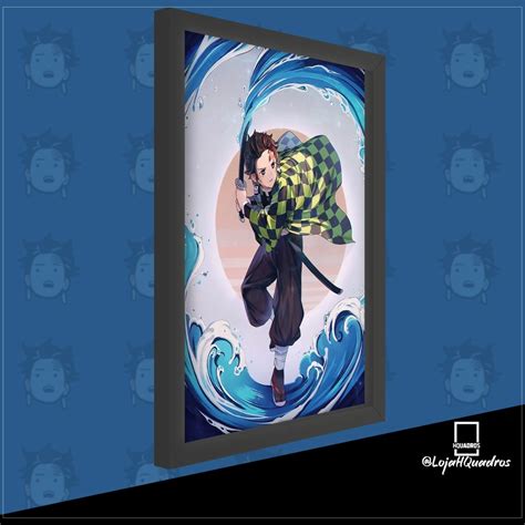 Quadro Kimetsu No Yaiba Demon Slayer Elo Produtos Especiais