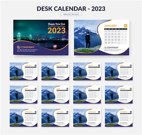 Conception De Calendrier Au Design Moderne Mod Le De Calendrier