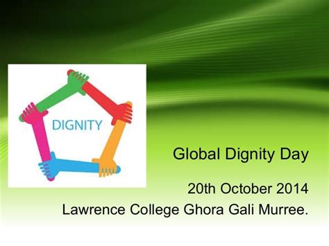 Global dignity day