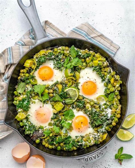 Green Shakshuka Recipe Healthy Fitness Meals