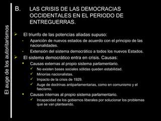 Tema La Crisis De La Democracia Y El Auge De Los Autoritarismos