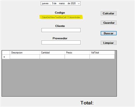 C Como Pasar Los Datos De Un Datagridview Cargado A Otro Formulario