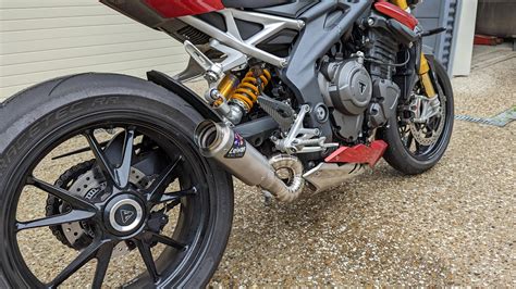 New exhaust -1200 RS Speed Triple : r/Triumph