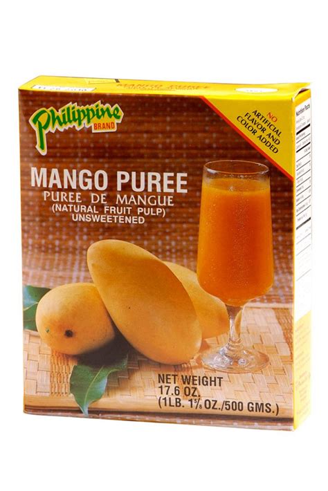 Philippine Brand Unsweetened Mango Puree G Profoodcorp