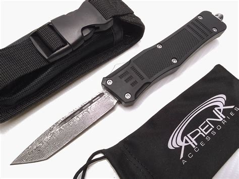 Tanto Otf Tactical Auto Knife Dual Action Da With Etched Da