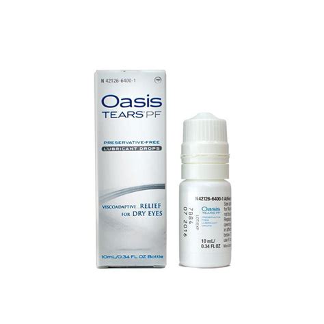 Oasis Tears PF Preservative-Free Lubricant Drops