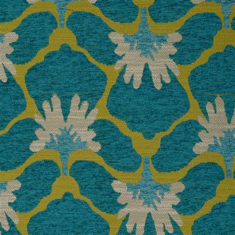 Chelsea Floral Pattern Heavy Chenille Upholstery Fabric By The Yard