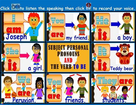 Subjects And Verbs Worksheets