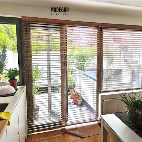 Descubre Las Cortinas Venecianas De Madera Cocina Con Estilo