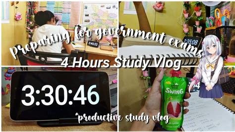 Hours Study Vlog Productive Study Vlog Preparing For Govt Exams