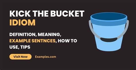 Kick the bucket Idiom - 19+ Examples, How to Use, PDF, Tips