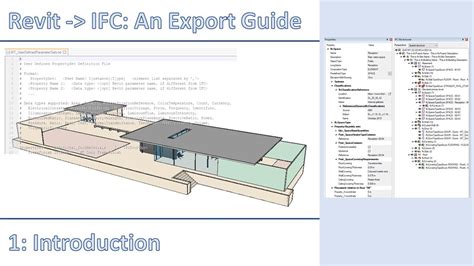 Revit To Ifc An Export Guide Part Introduction Youtube