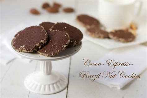 Cocoa-Espresso-Brazil Nut Cookies - Saving Room for Dessert