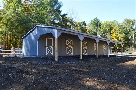 Shed Row Barn - Georgetown, MA | J&N Structures