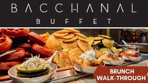 Bacchanal Brunch Buffet Full Walk Through Caesar S Palace Las Vegas