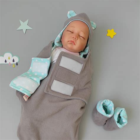 Soft swaddle blanket – baby swaddle with Velcro - Inspire Uplift