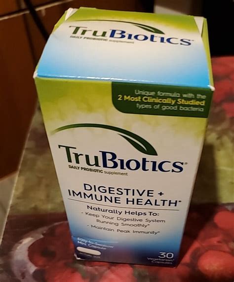 TruBiotics Daily Probiotic 30 Capsules Gluten Soy Free Digestive Immune