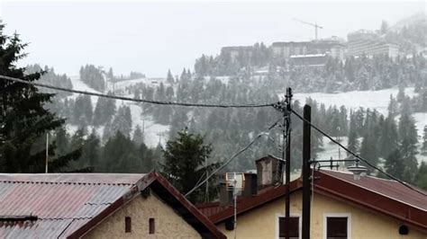 Neve A Sestriere E Nel Torinese Il Agosto Le Immagini