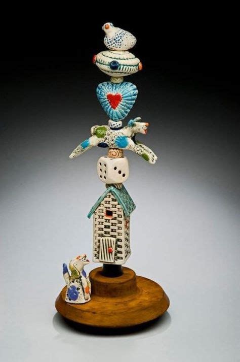 280 Totems Ideas Ceramic Sculpture Totem Garden Pottery