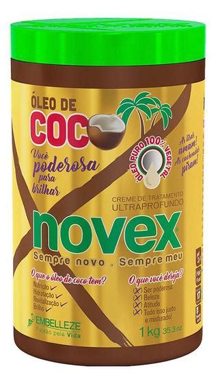 novex creme de tratamento ultraprofundo óleo de coco vegetal puro 1kg