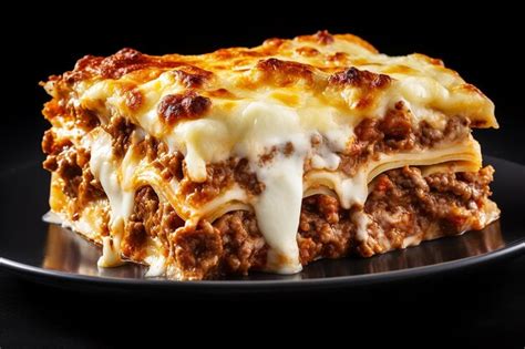 Lasagna Italiana Cl Sica Que Destaca Capas De Pasta Rica En Salsa De