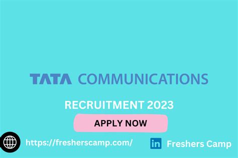 Tata Communications Freshers Recruitment 2023 Hiring For Engineer