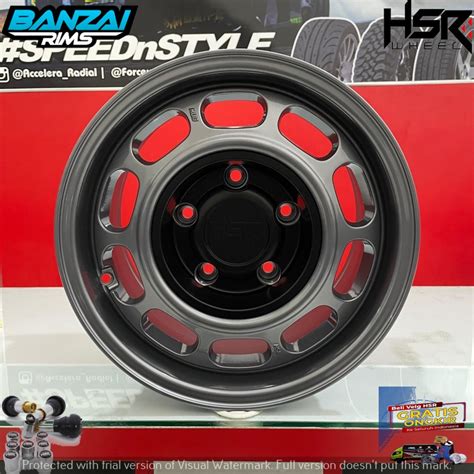 Jual Velg Racing Mobil Offroad Ring Hsr Klg Cocok Untuk Jimny Katana