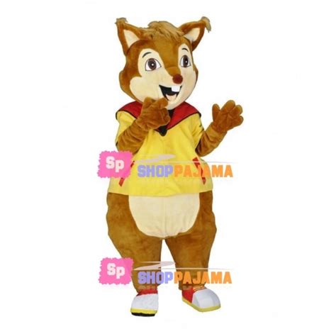 Lovely Squirrel Mascot Costume Fancy Dress Outfit