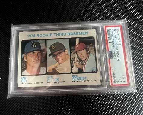 Topps Rookie Rd Basemen W Mike Schmidt Rc Hof Psa Ex Ebay