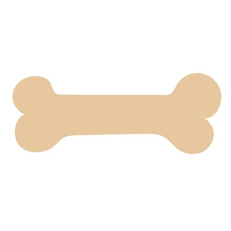 Big bone. Dog bone outline icon. Theme for dogs and other animals