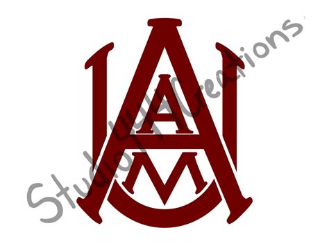 Alabama A&M University Logo Svg and PNG - Etsy