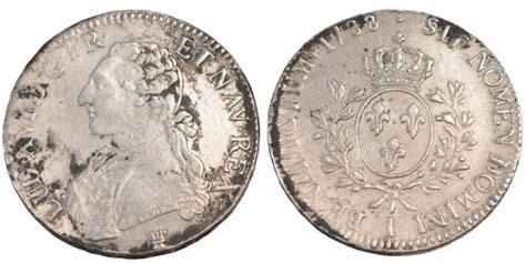 France Ecu 1788 I Coin Louis XVI Écu aux branches d olivier Limoges