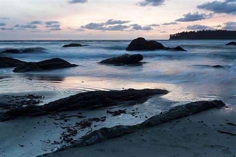 Sunset On Second Beach Olympic National Park Washington