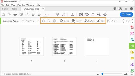 How To Combine Merge Split Extract Replace And Arrange Pages In PDF