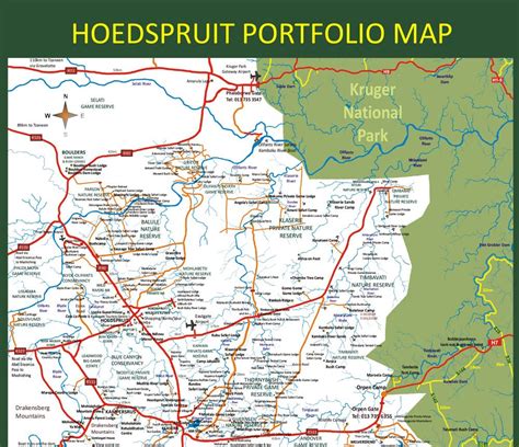 Hoedspruit Portfolio Map - HOME PAGE