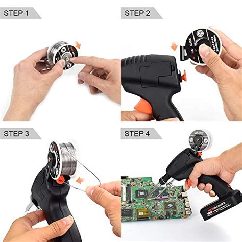 Soldering Gun Rechargeable Station 80W DC 12V Li Ion Cordless Soldering