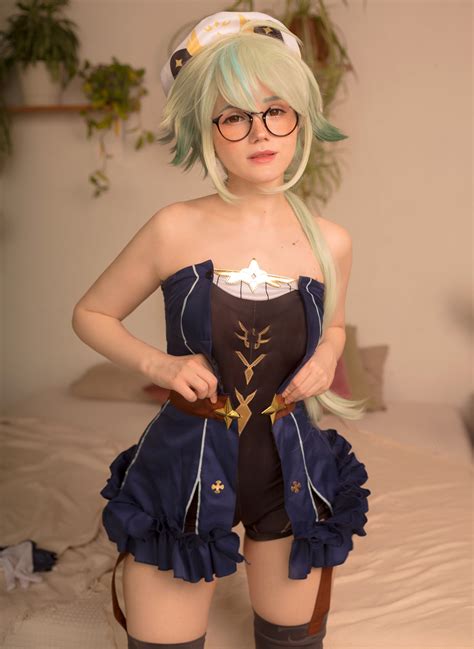 Genshin Impact Yoimiya Cosplay Genshin Impact Sucrose Cosplay In Sexiz Pix