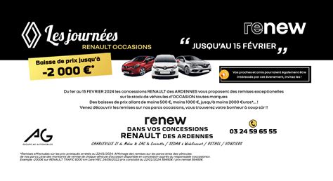 Les Journ Es Renault Occasions Groupe Ag Automobiles