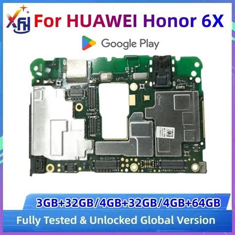 XIFEHHE Original Unlocked Motherboard For HuaWei Honor 6X Logic Board