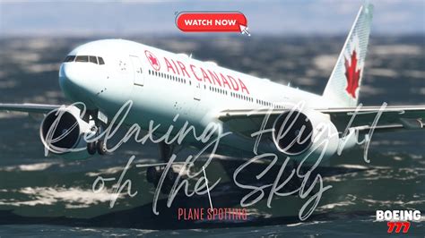 Most Awesome Aircraft Landing Boeing Air Canada Landing At San