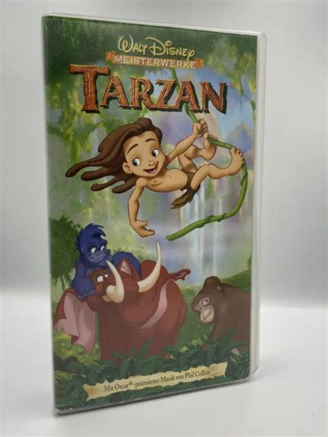 Vhs Kassette Walt Disney Meisterwerke Tarzan Eur Picclick Fr