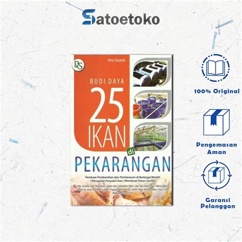 Jual Budidaya 25 Ikan Di Pekarangan Heru Susanto Shopee Indonesia