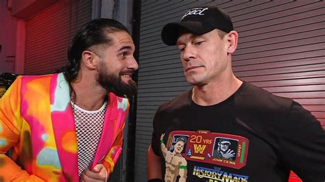 John Cena Encounters Theory Seth Freakin Rollins And Omos Raw June