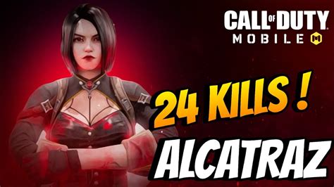 24 KILLS ALCATRAZ LEGENDARY RANK GAMEPLAY CODM YouTube