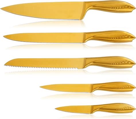 Amazon Golden Kitchen Knife Set Piece Wellstar Razor Sharp