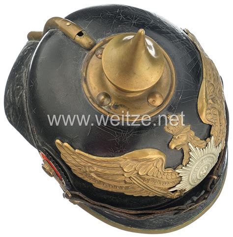 Preu En Pickelhaube Pickelhaube F R Einen Berittenen Beamten Im