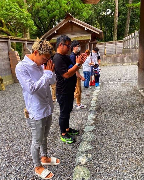 亀田京之介さんのインスタグラム写真 亀田京之介instagram「 昨日はケニーさんに 伊勢神宮に連れてって貰いました